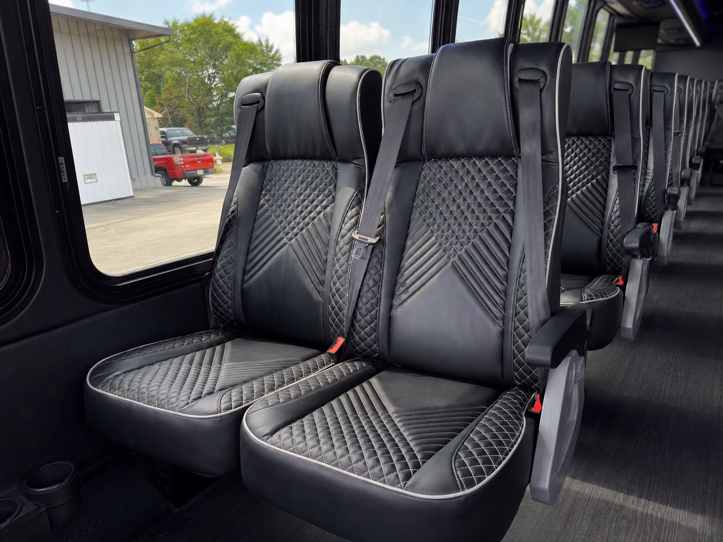 santa cruz charter bus rental interior