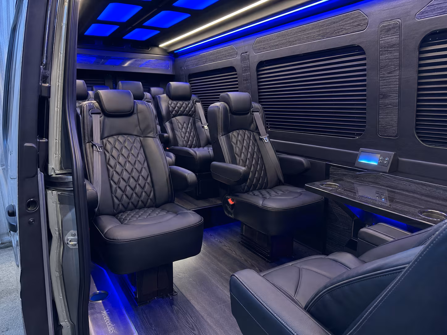 sprinter van transportation for groups and events across santa cruz